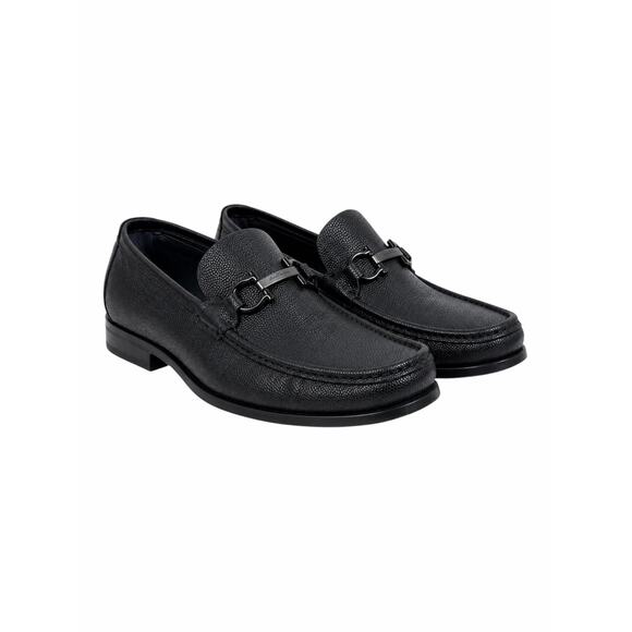 Salvatore Ferragamo Grandioso Gancini Bit Leather Loafer Black Size 10D/ 11 main image 11